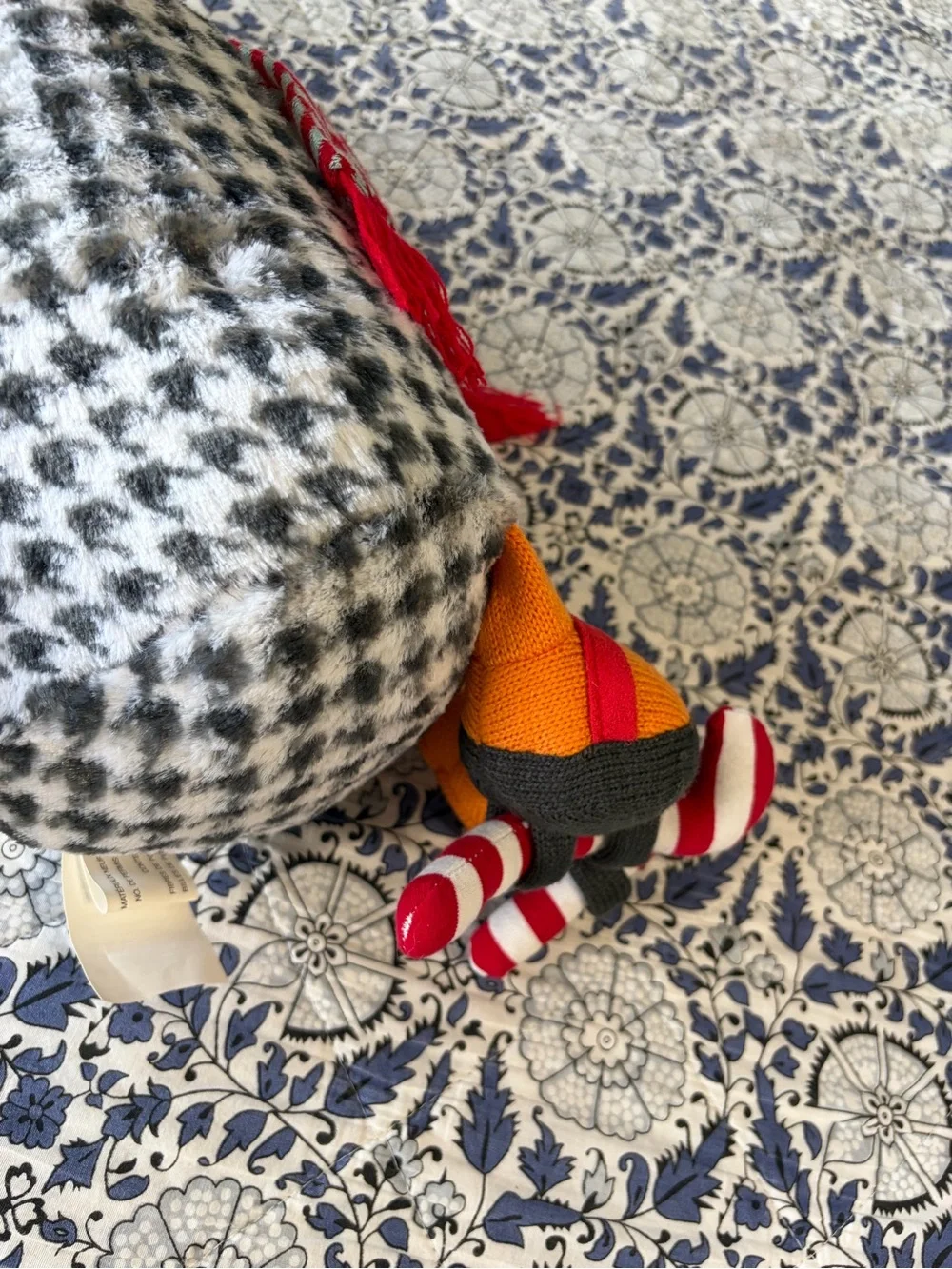 Vintage NWT Pier 1 Imports Christmas Plush Penguin Totter